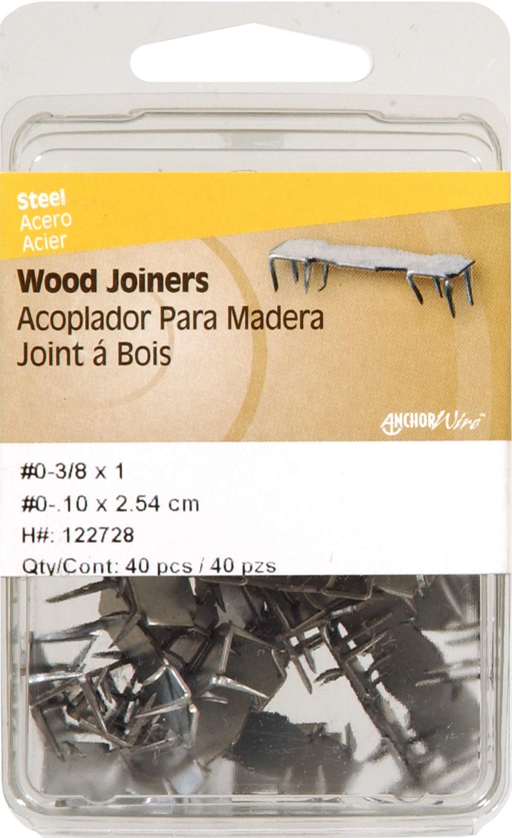 The Hillman Group 122728 No.0 Wood Joiner, 40-Pack - Power